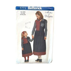 Butterick 5771 Mother Daughter Matching Dress Sewing Pattern All‎ Sizes Included